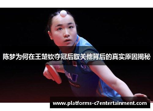 陈梦为何在王楚钦夺冠后取关他背后的真实原因揭秘